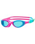 Детски очила за плуване Zoggs - Super Seal Junior, 6-14 години, розови/сини - 1t