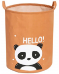 Детска кошница за съхранение на играчки Sipo - Hello Panda, 43 l - 1t