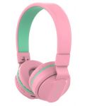 Детски слушалки Tellur - Buddy, безжични, розови - 1t