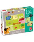 Детска логическа игра Goula - Ферма - 1t
