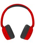Детски слушалки OTL Technologies - Super Mario Icon Logo, безжични, червени - 2t
