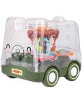 Детска играчка Raya Toys - Инерционна количка Bear, зелена - 1t