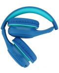 Детски слушалки PowerLocus - Louise&Mann K1 Kids, безжични, сини - 8t