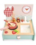 Детска дървена мини кухня Tender Leaf Toys - С аксесоари - 1t