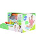 Детска играчка Hola Toys - Ксилофон с топчета и чукче - 4t