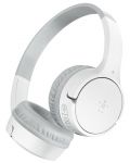 Детски слушалки Belkin - SoundForm Mini, безжични, бели/сиви - 1t