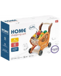 Детски игрален комплект Raya Toys - Пазарска количка Home, 42 части - 5t