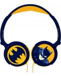 Детски слушалки Lexibook - Batman HP015BAT, сини/жълти - 2t