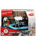 Детска играчка Dickie Toys Playlife - Лодка за риболов,  20 cm - 4t