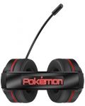 Детски слушалки OTL Technologies - Pro G4 Pokeball, черни/червени - 4t