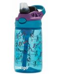 Детска бутилка Contigo Cleanable - Unicorns, 420 ml, синя - 2t