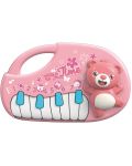 Детско пиано Raya Toys - С мече, розово - 1t