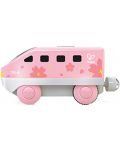 Детска играчка HaPe International - Междуградски локомотив с батерия, розов - 2t