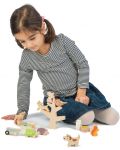 Детска дървена игра за баланс Tender Leaf Toys - Приятели в градината - 2t