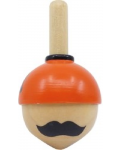 Детска играчка Svoora - Гъркът, дървен пумпал Spinning Hats - 1t