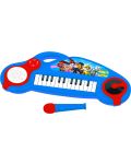 Детска играчка Lexibook - Електронно пиано Paw Patrol, с микрофон - 1t