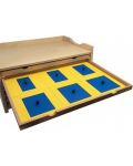Детска игра Smart Baby - Монтесори геометричен шкаф - 2t