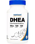DHEA, 50 mg, 120 капсули, Nutricost - 1t