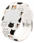 Дигитален часовник I-Total Cats - Бял - 1t