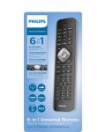 Дистанционно Philips - SRP5016/10, 6 в 1, универсално, черно - 3t