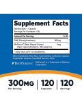DIM, 300 mg, 120 капсули, Nutricost - 2t