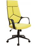 Директорски стол - Force Black, жълт - 2t