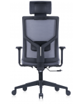 Ергономичен стол RFG - Snow Black HB, сив/черен - 5t