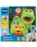 Детска играчка Vtech - Динозавър, нахрани ме, за дърпане - 5t