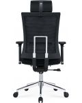Ергономичен стол RFG - Luxe Chrome HB, черен - 5t