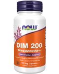DIM, 200 mg, 90 капсули, Now - 1t