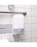 Диспенсър за тоалетна хартия Tork - Twin Mid-size, T6, 18.4 х 14 х 34.4 cm, бял - 8t