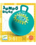 Топка за скачане Djeco - Jumpo Diego, 45 cm - 2t