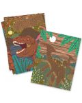 Детски комплект скреч карти Djeco – Когато динозаврите съществуваха - 2t