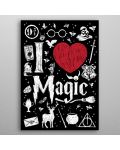 Метален постер Displate - I love Magic - 3t