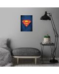 Метален постер Displate - Superman logo - 4t