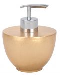 Дозатор за течен сапун Wenko - Gold, 200 ml, 10.1 x 12.5 cm - 1t