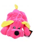 Плюшена играчка Morgenroth Plusch - Розово лежащо кученце, 22 cm - 1t