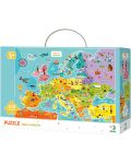 Пъзел Dodo от 100 части - Карта на Европа - 1t
