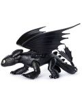 Базова екшън-фигура Spin Master Dragons - Toothless, 17 cm - 2t