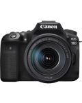 DSLR фотоапарат Canon - EOS 90D, EF-S 18-135mm IS Nano, черен - 1t