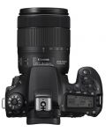 DSLR фотоапарат Canon - EOS 90D, EF-S 18-135mm IS Nano, черен - 4t