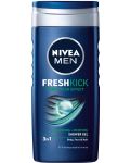 Nivea Men Душ гел Cool Kick, 250 ml - 1t