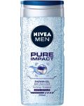 Nivea Men Душ гел Pure Impact, 250 ml - 1t