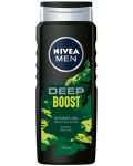 Nivea Men Душ гел Deep Boost, 500 ml - 1t