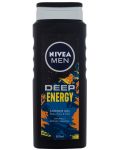 Nivea Men Душ гел Deep Energy, 500 ml - 1t