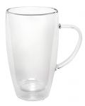 Двустенни стъклени чаши с дръжка Bredemeijer - 2 броя, 295 ml - 3t