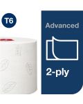 Двупластова тоалетна хартия Tork - Mid-size Advanced, T6, 27 х 100 m - 4t