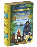 Двустранен пъзел Professor Puzzle от 252 части - Островът на съкровищата - 1t