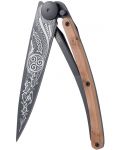 Джобен нож Deejo Juniper Wood - Celtic, 37 g - 1t