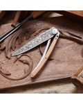 Джобен нож Deejo - Juniper Wood-Art Nouveau, 37 g - 6t